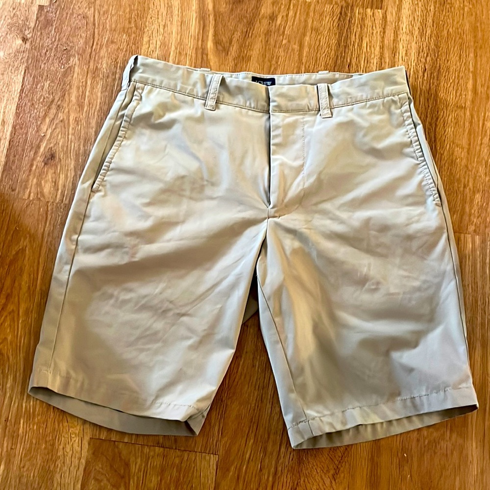 J Crew khaki 9” inseam shorts